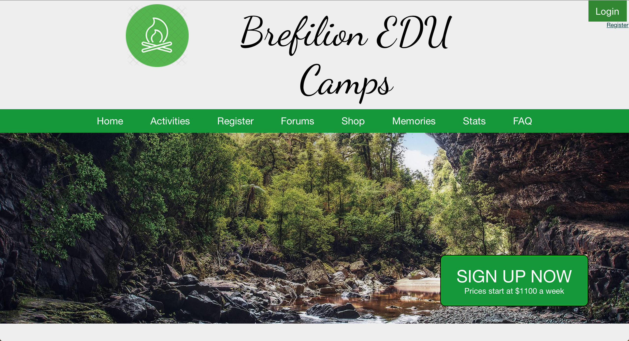 Brefilion EDU Camps Home Page
